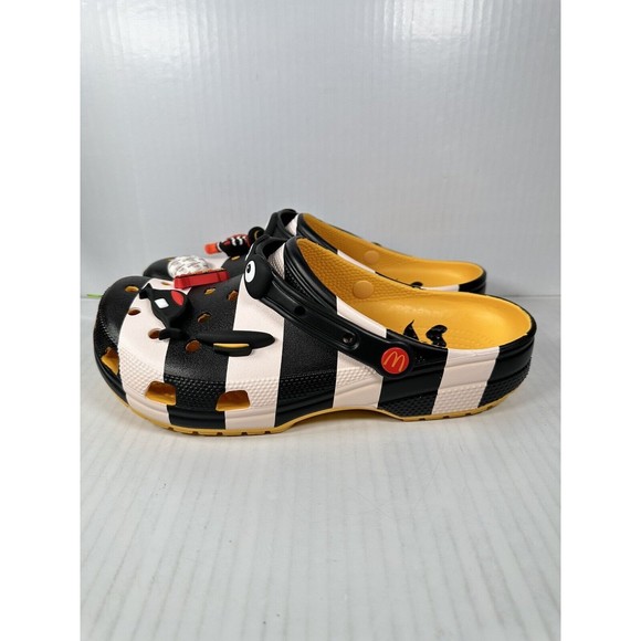 BRAND NEW McDonald's Hamburglar × Crocs Classic Clog Mens Size 10 209858-90H - Picture 3 of 7